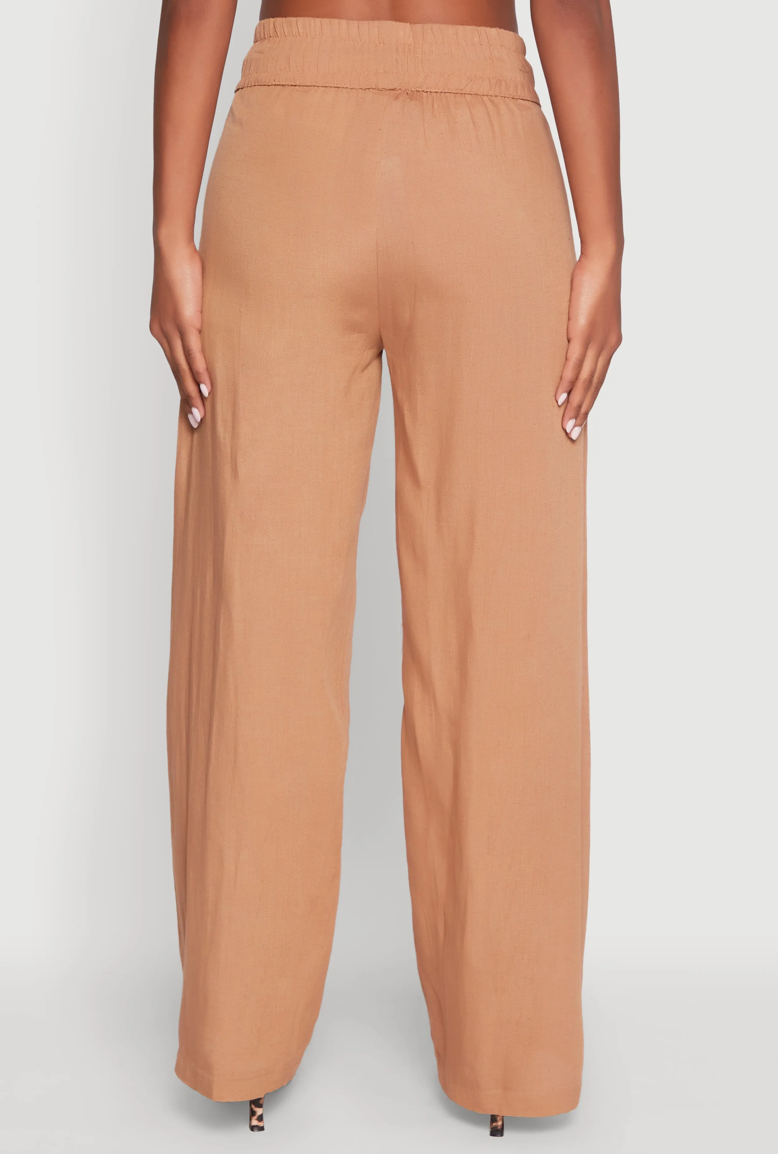 Linen High Waisted Pants sold by Rainbow product image thumbnail 5