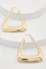 Metallic Triangle Hoop Earrings sold by Rainbow