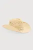 Beaded Trim Straw Cowboy Hat sold by Rainbow