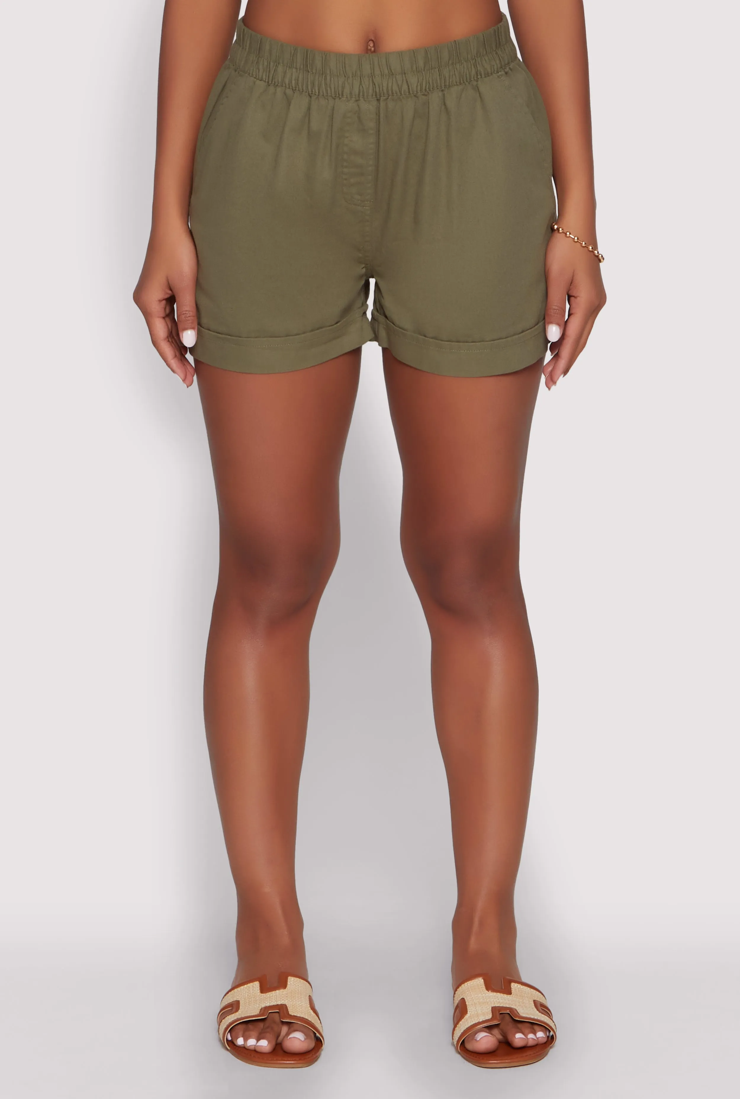 Smocked Waist Shorts sold by Rainbow product image thumbnail 5