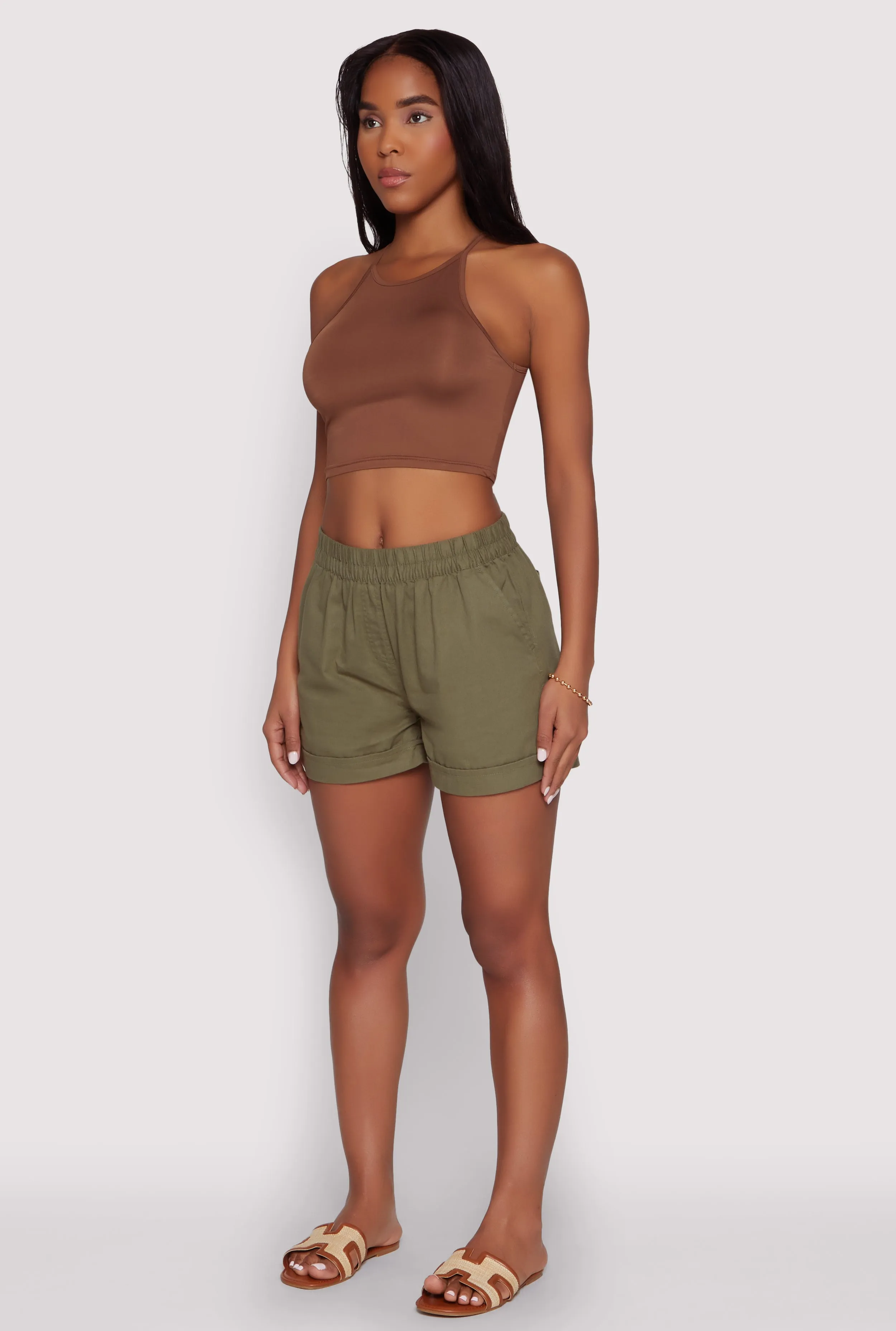 Smocked Waist Shorts sold by Rainbow product image thumbnail 3