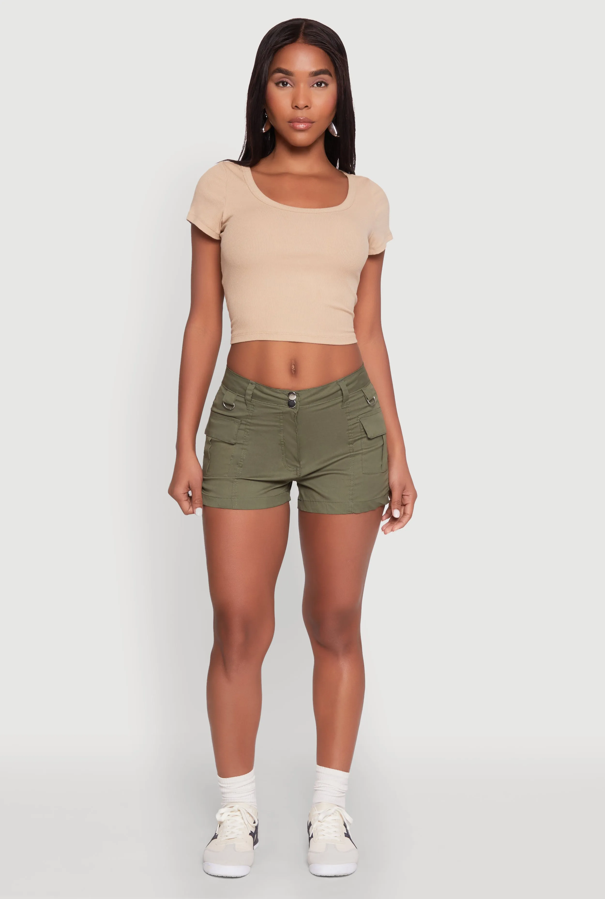 D Ring Tabbed Cargo Shorts sold by Rainbow product image thumbnail 2