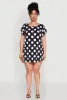 Plus Size Polka Dot Shift Dress sold by Rainbow