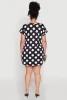 Plus Size Polka Dot Shift Dress sold by Rainbow