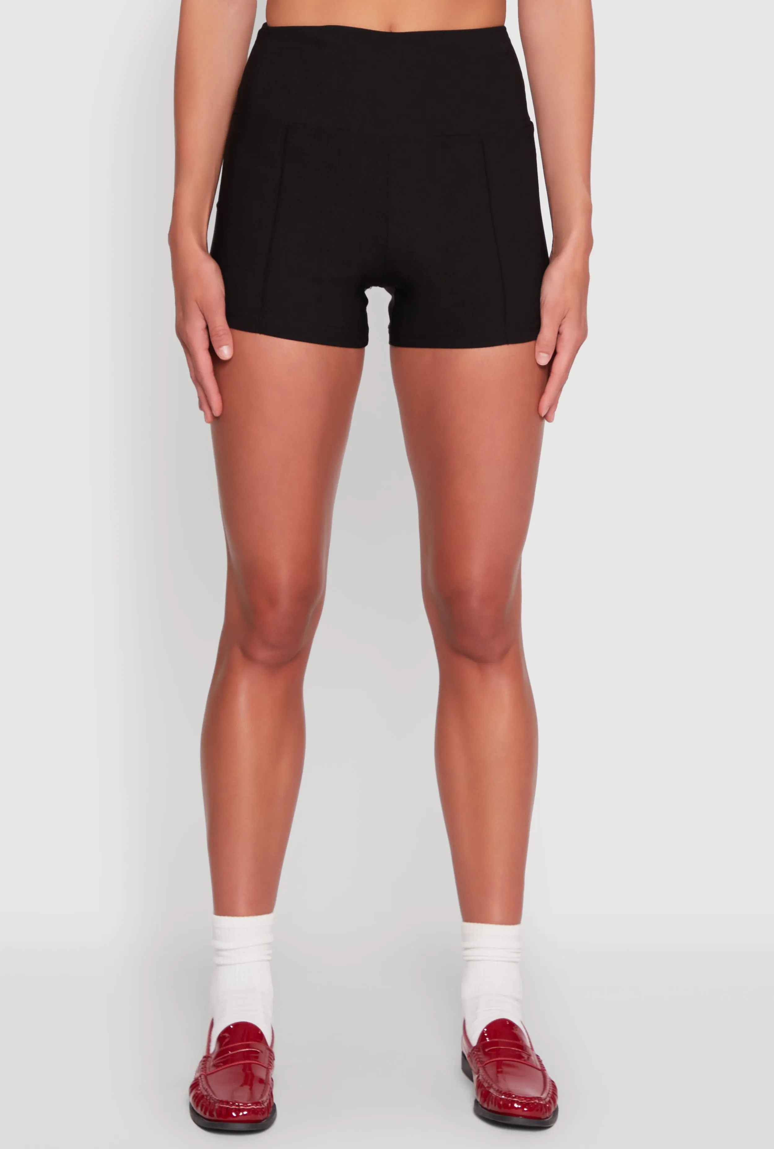 High Waisted Pintuck Shorts sold by Rainbow product image thumbnail 3