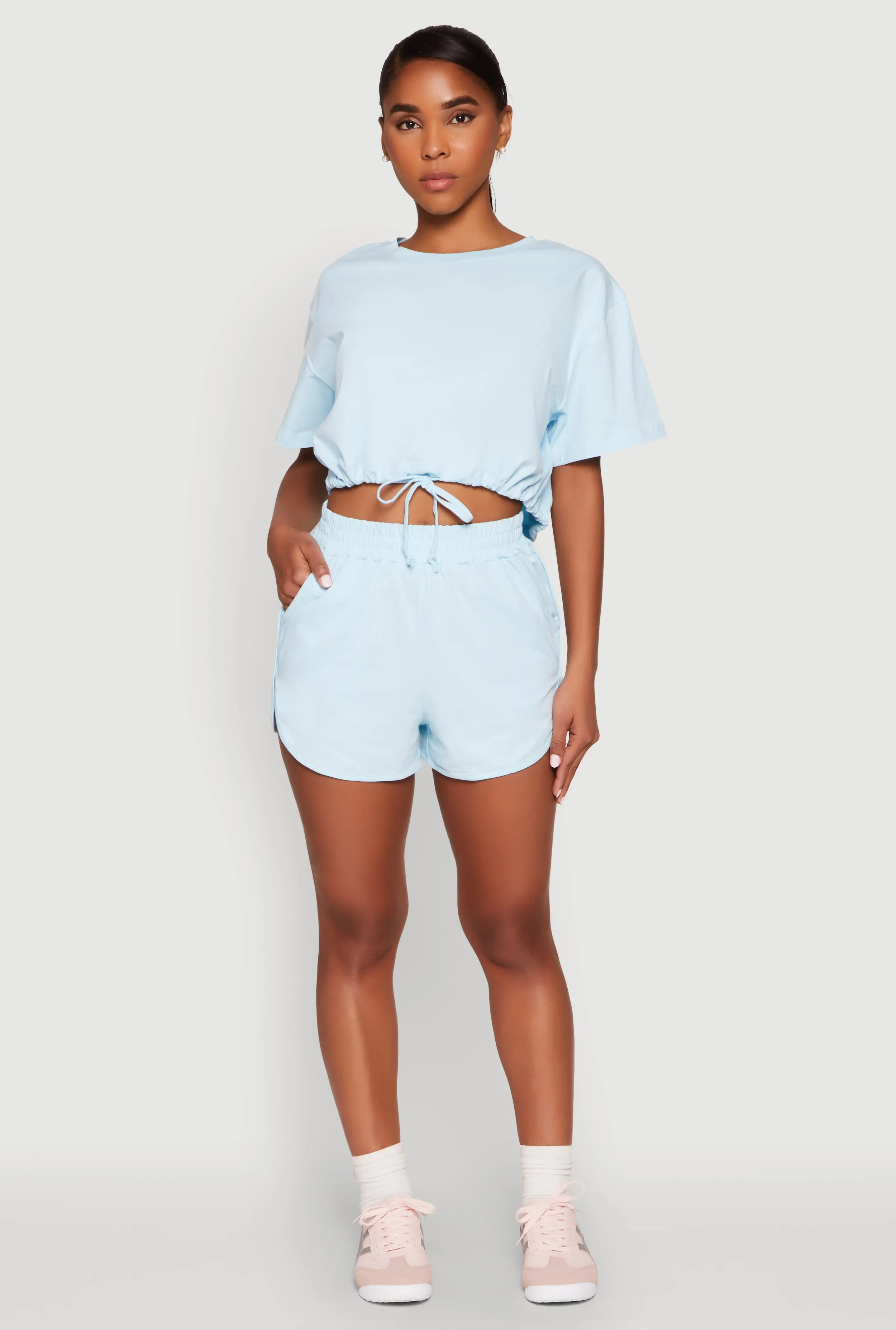 Daisy High Waisted Dolphin Shorts sold by Rainbow product image thumbnail 2