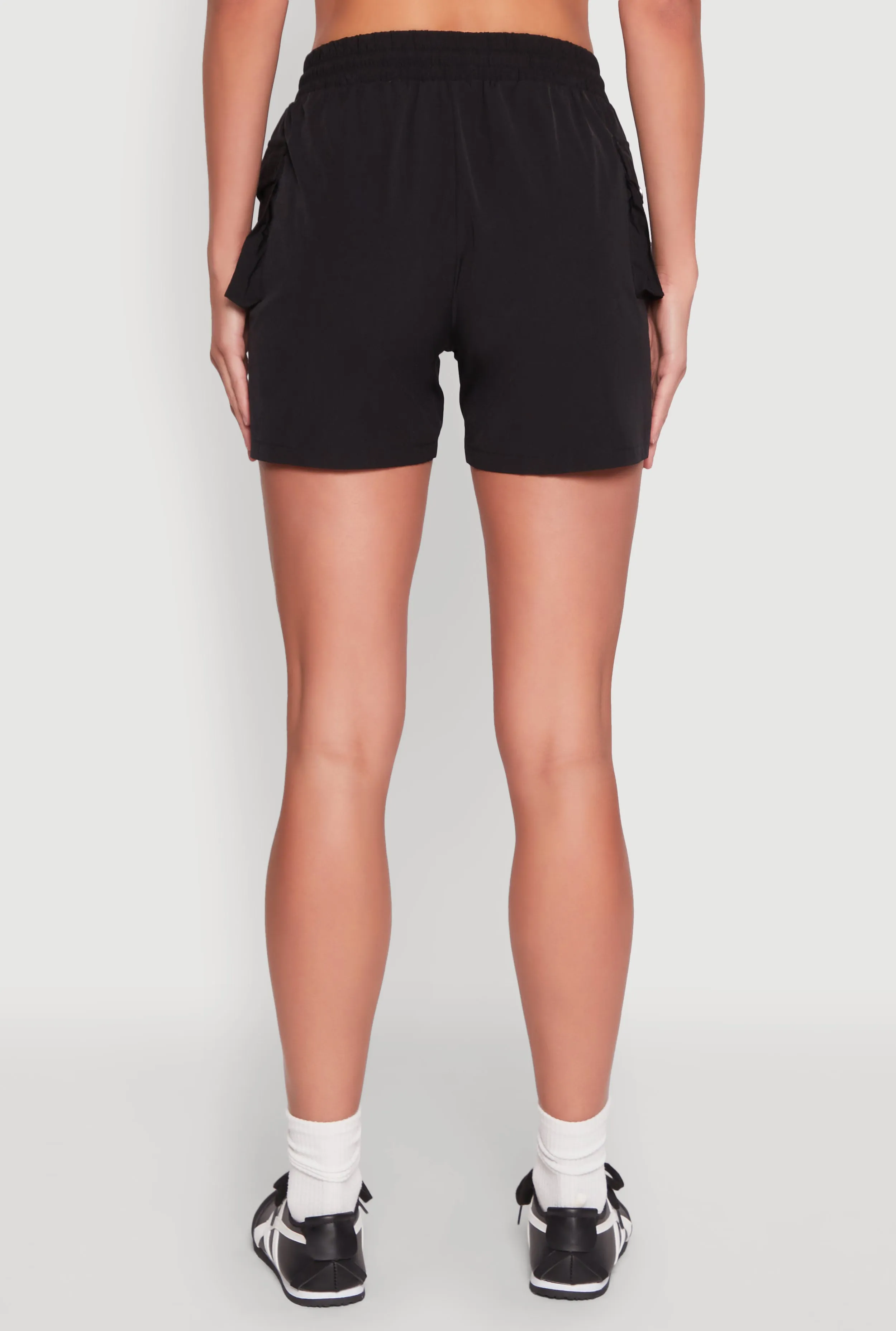 Drawstring Waist Cargo Pocket Shorts sold by Rainbow product image thumbnail 5