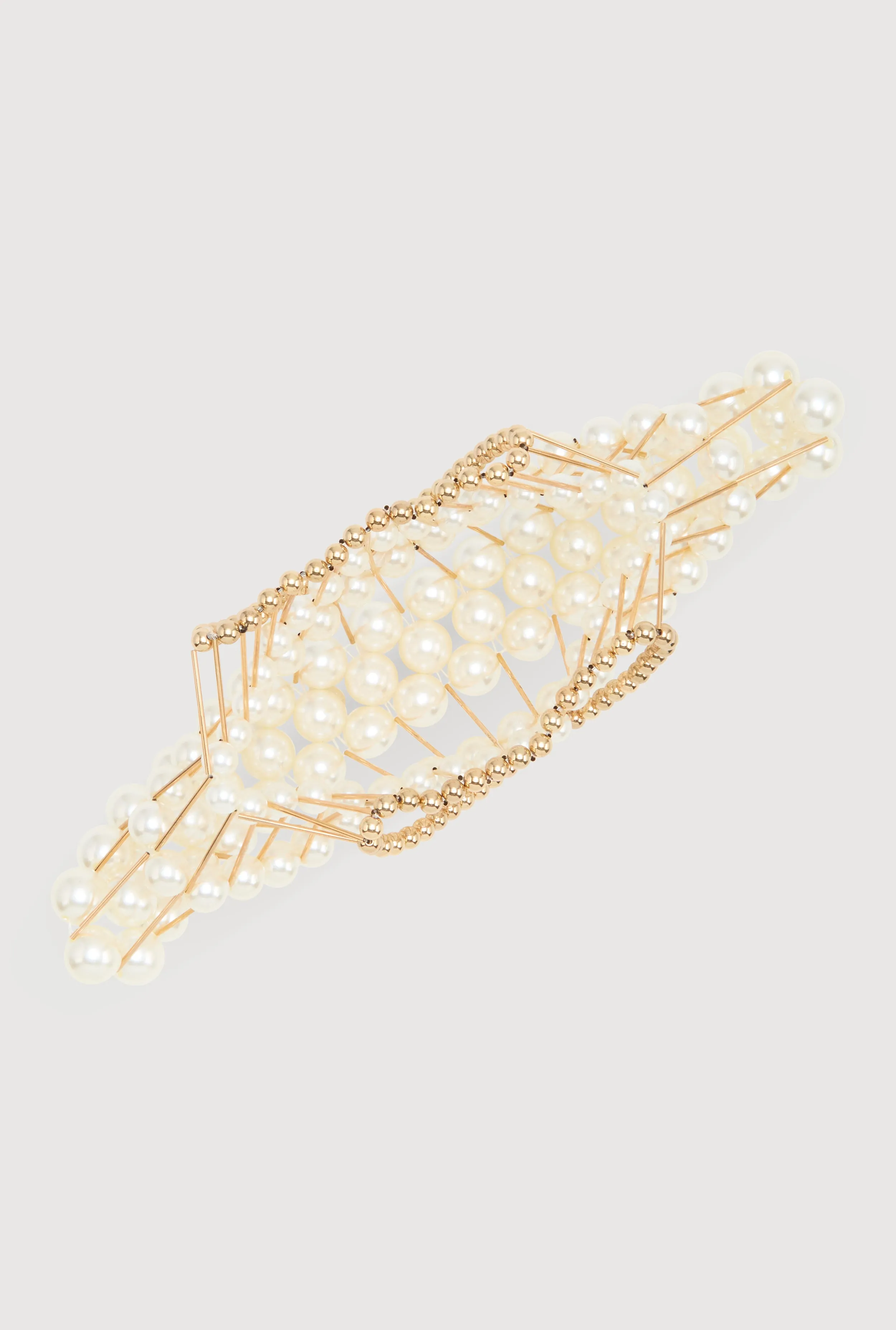 Caged Faux Pearl Handbag sold by Rainbow product image thumbnail 5