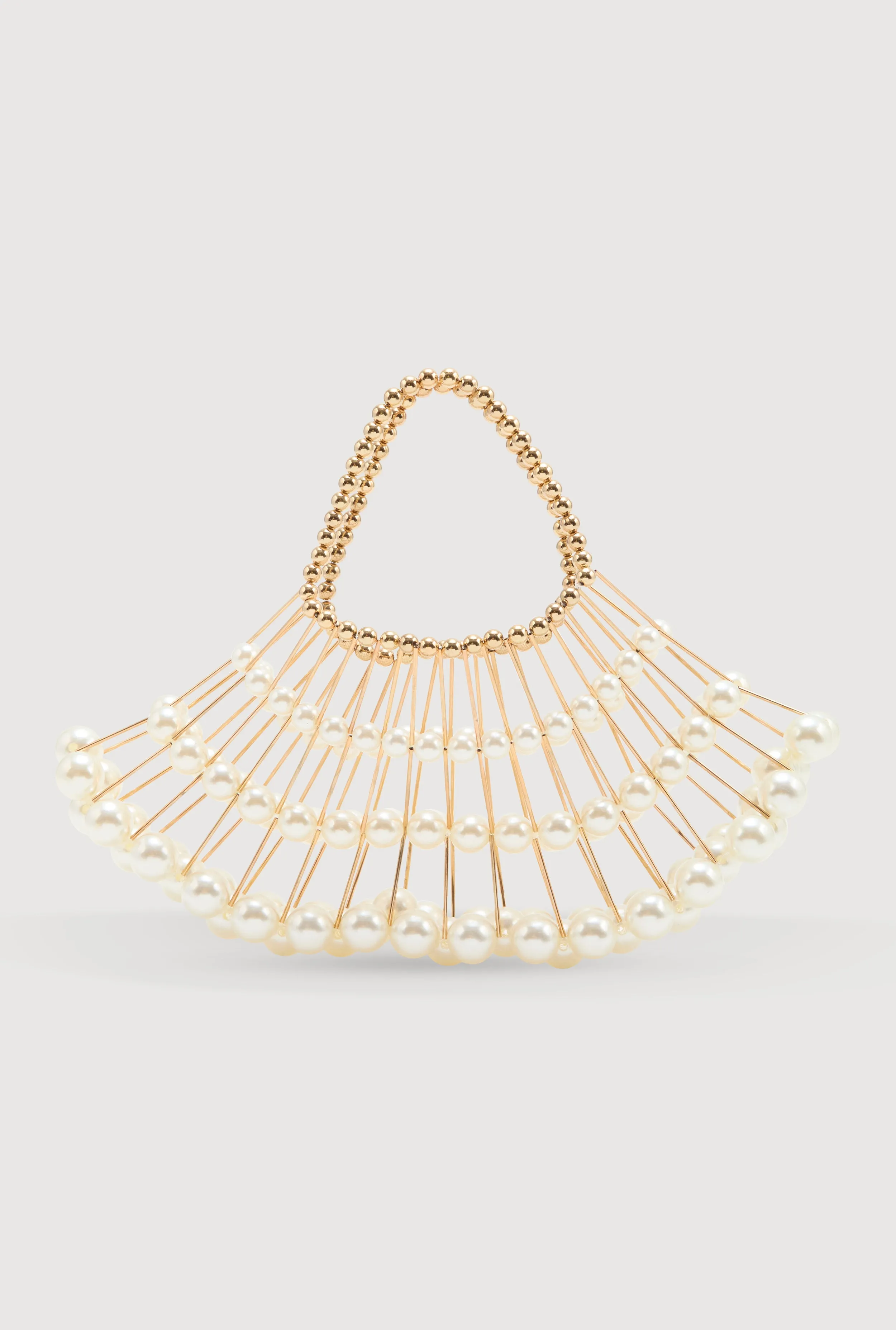 Caged Faux Pearl Handbag sold by Rainbow