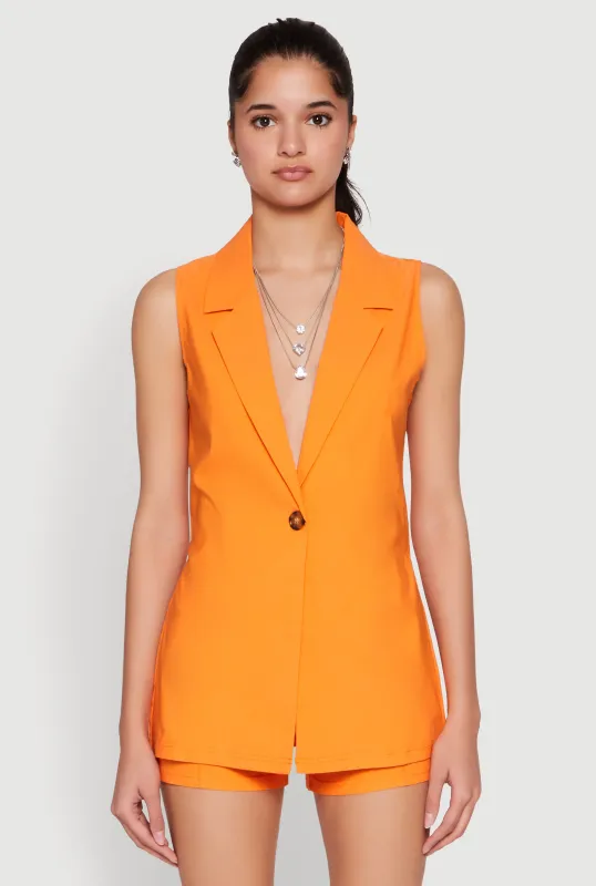 One Button Blazer Vest sold by Rainbow