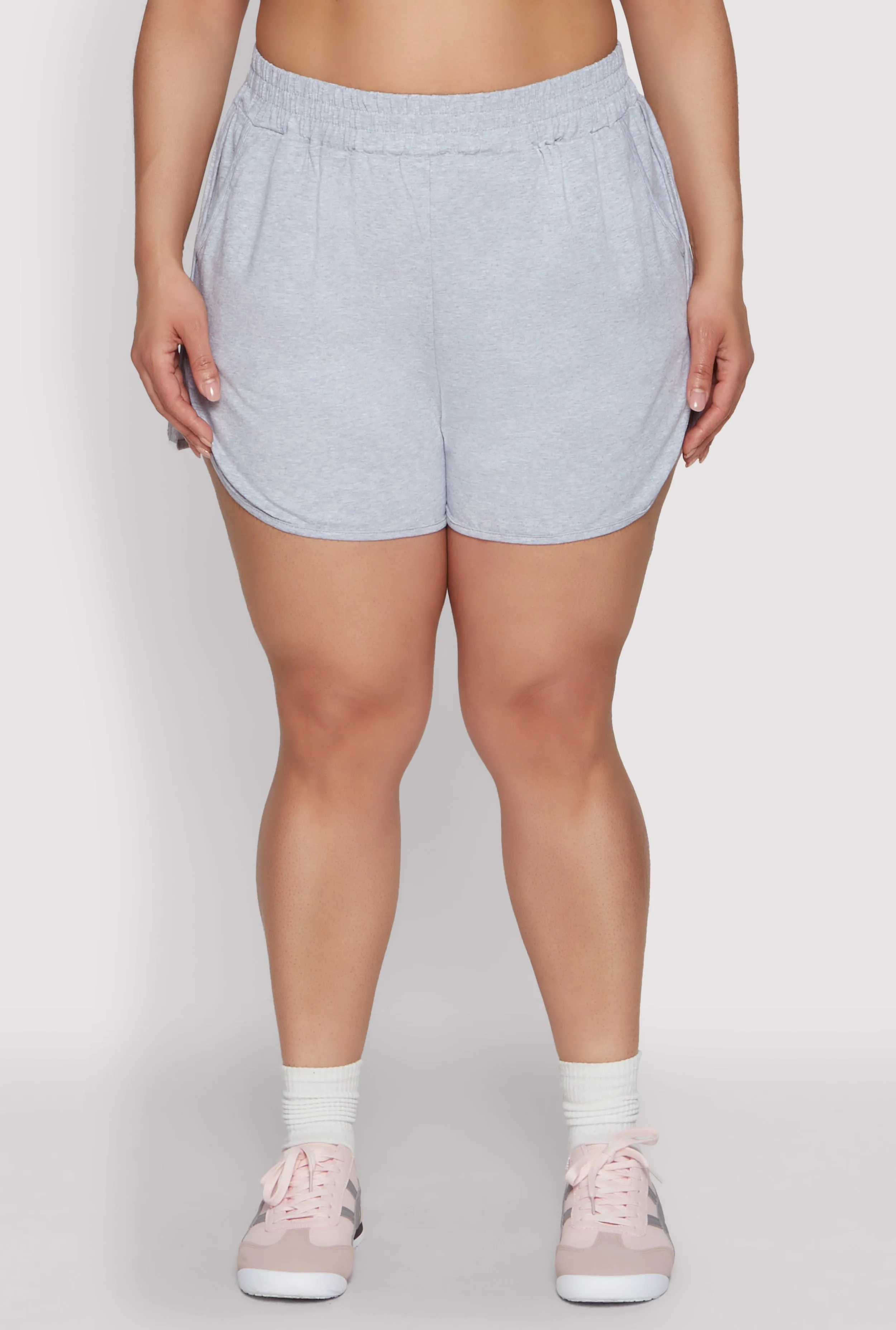 Plus Size Smocked Dolphin Shorts sold by Rainbow product image thumbnail 3