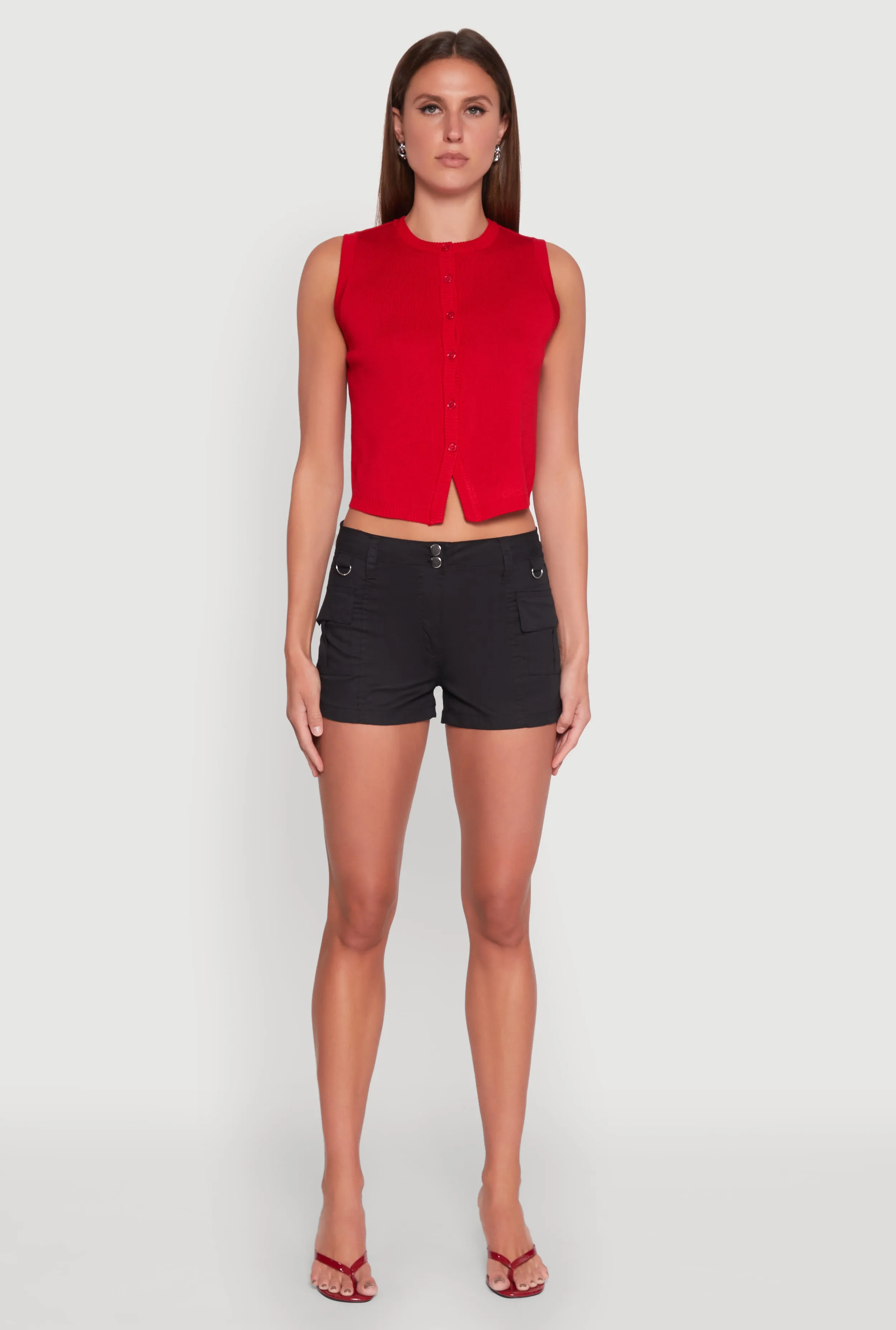 D Ring Tabbed Cargo Shorts sold by Rainbow product image thumbnail 2