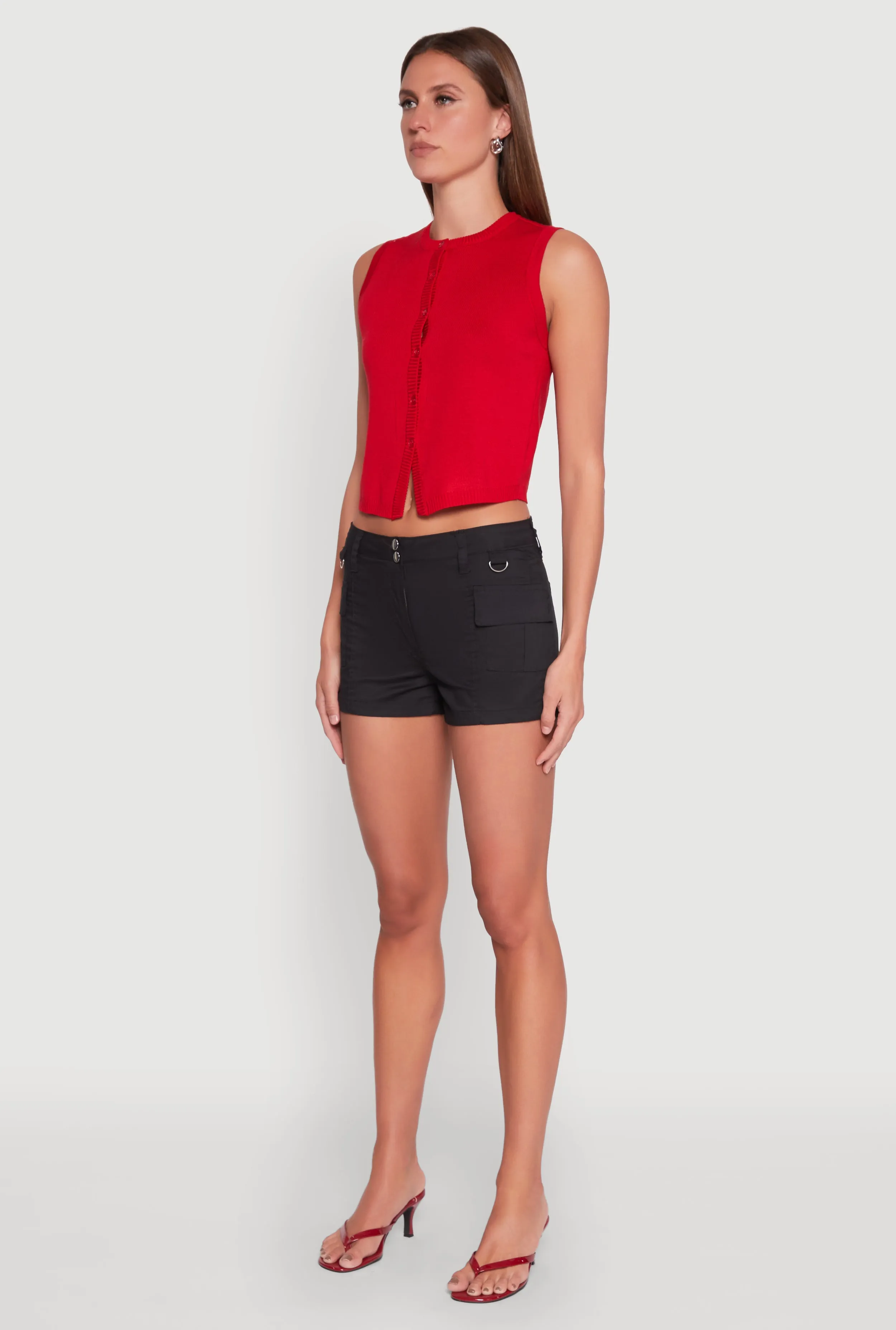 D Ring Tabbed Cargo Shorts sold by Rainbow product image thumbnail 3