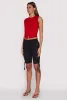 Drawstring Hem Cargo Pocket Bermuda Shorts sold by Rainbow