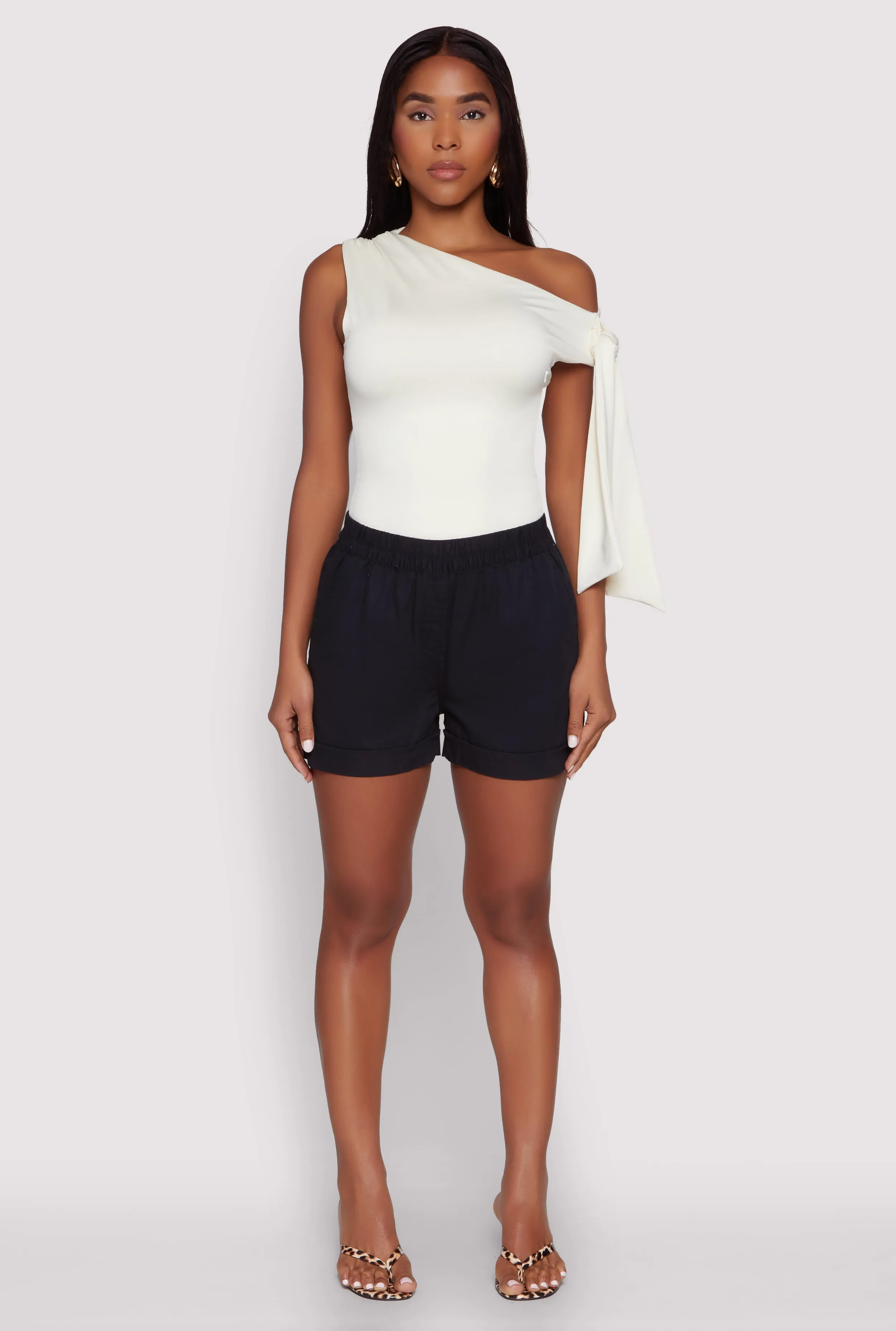 Smocked Waist Shorts sold by Rainbow product image thumbnail 2