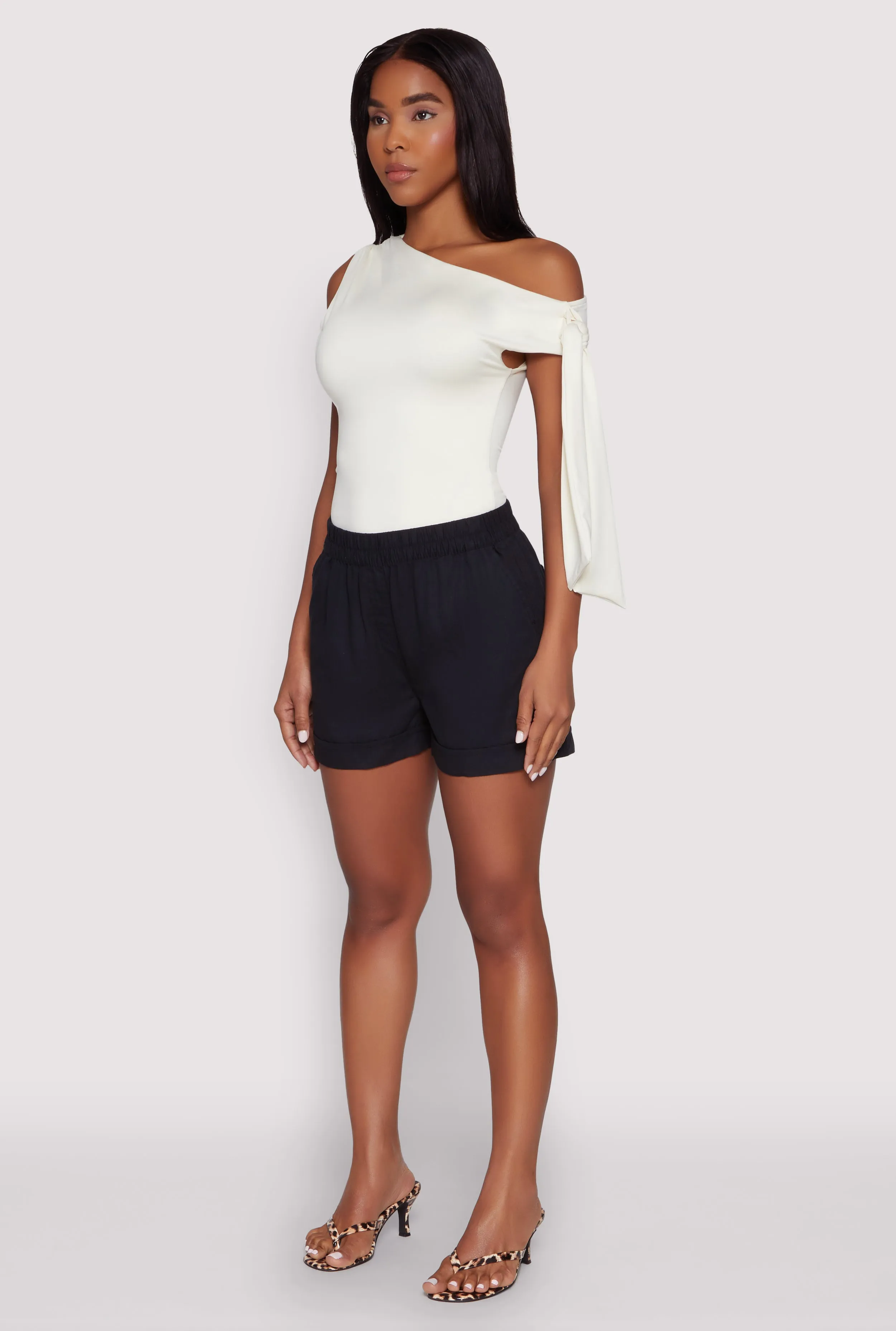 Smocked Waist Shorts sold by Rainbow product image thumbnail 3