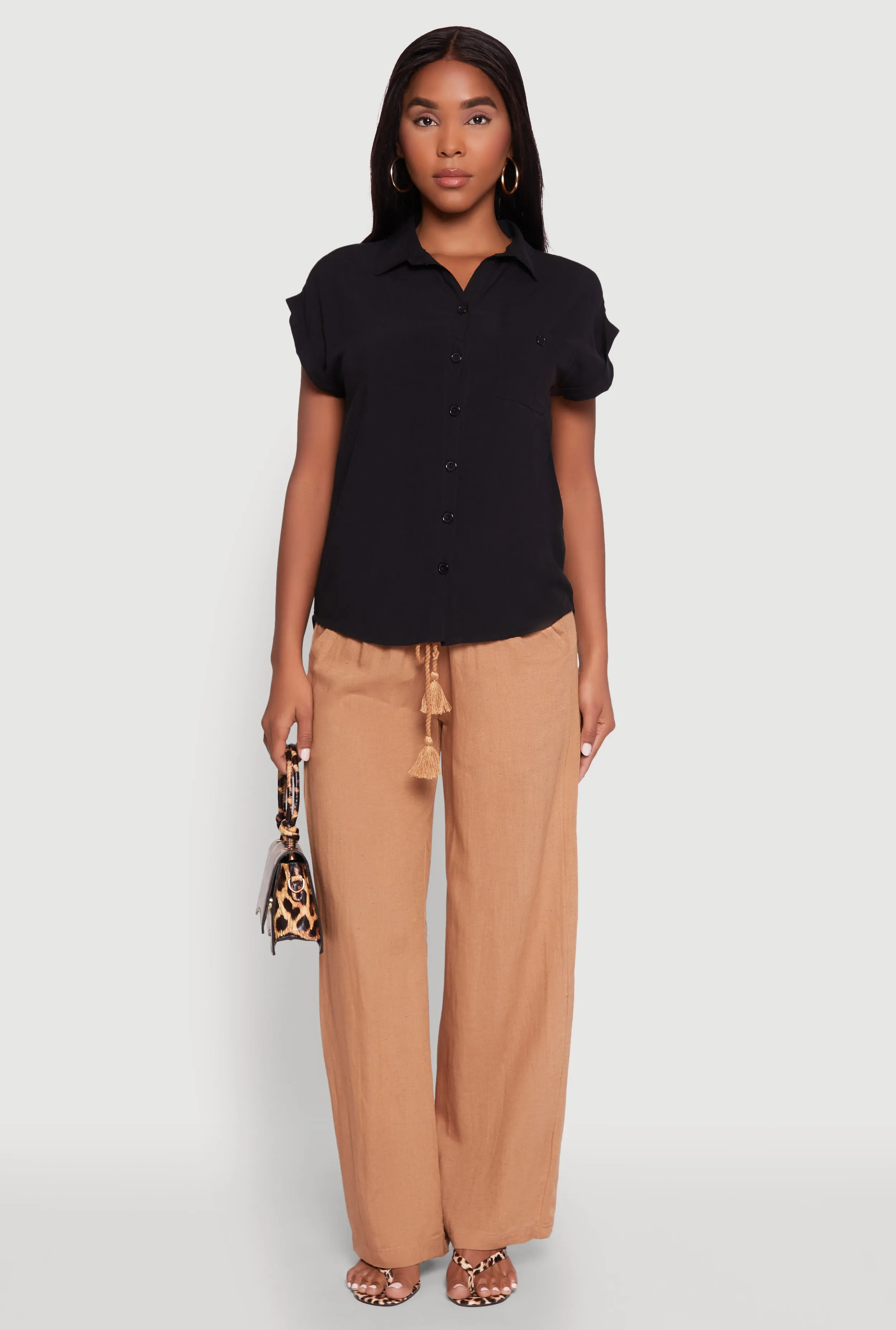 Short Sleeve Tunic Top sold by Rainbow