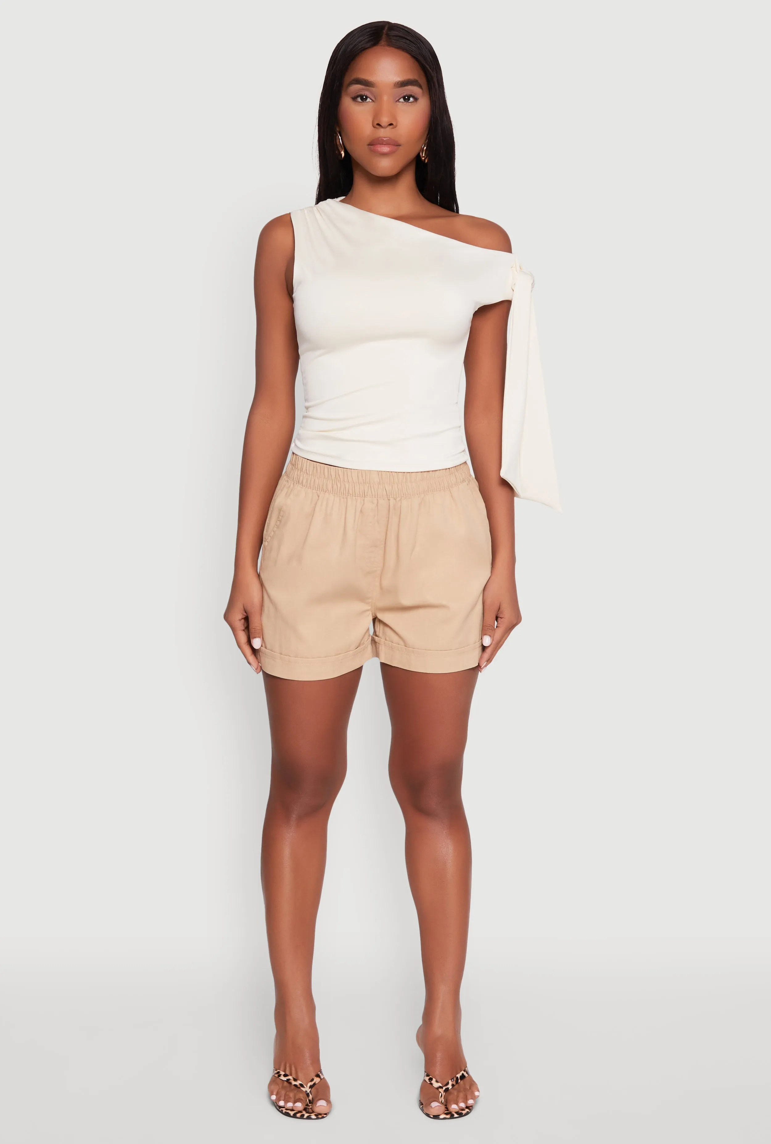 Smocked Waist Shorts sold by Rainbow