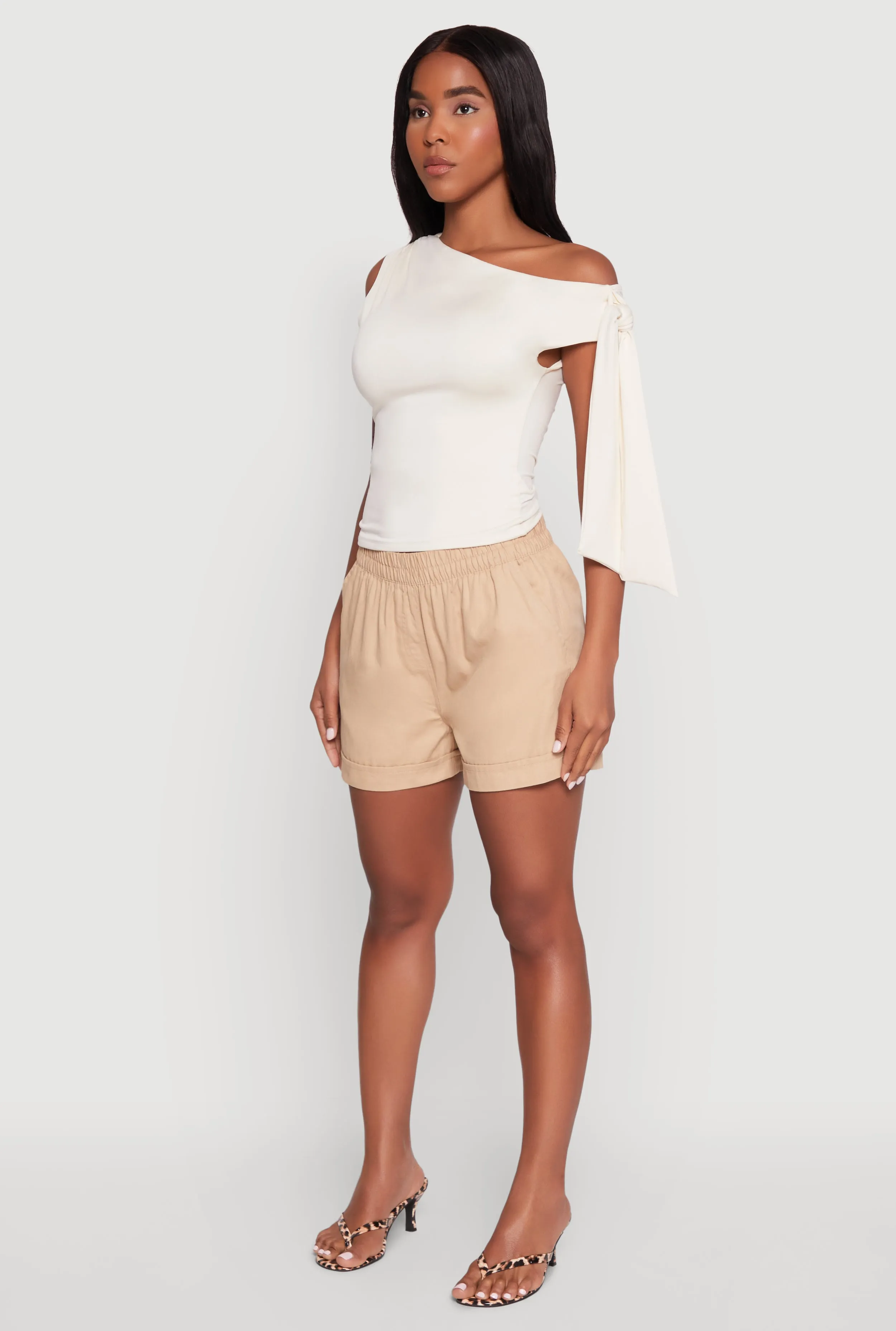 Smocked Waist Shorts sold by Rainbow product image thumbnail 3