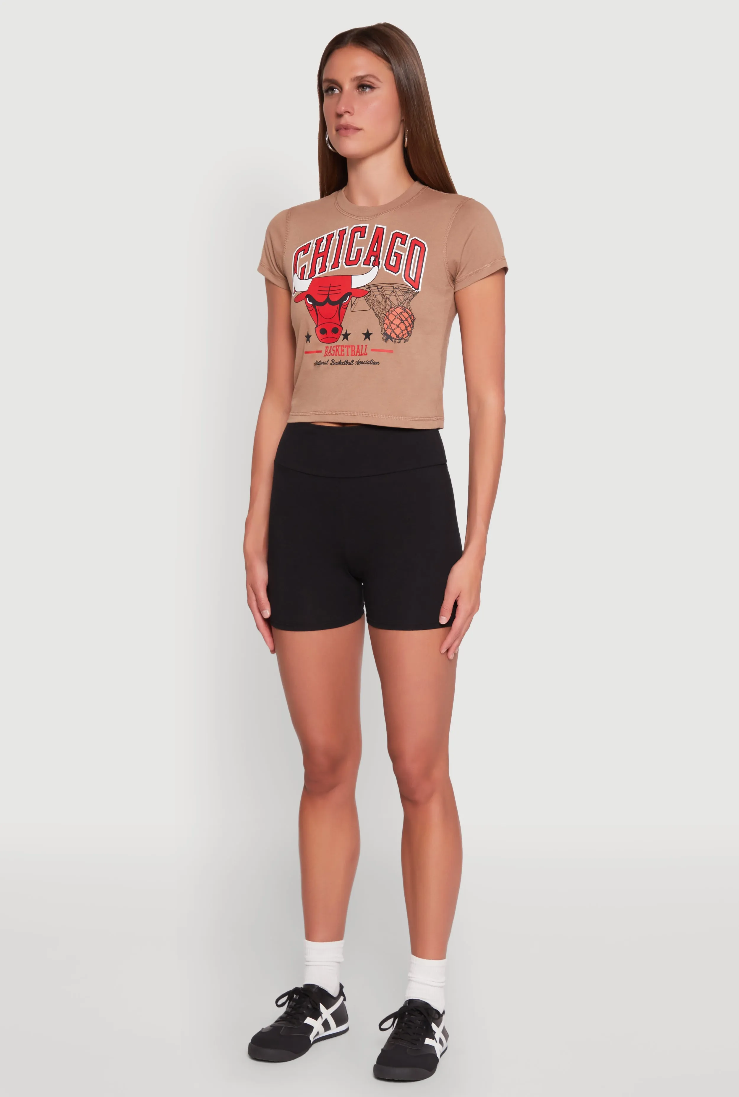 NBA Chicago Bulls Graphic Crop Top sold by Rainbow product image thumbnail 5