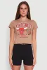NBA Chicago Bulls Graphic Crop Top sold by Rainbow