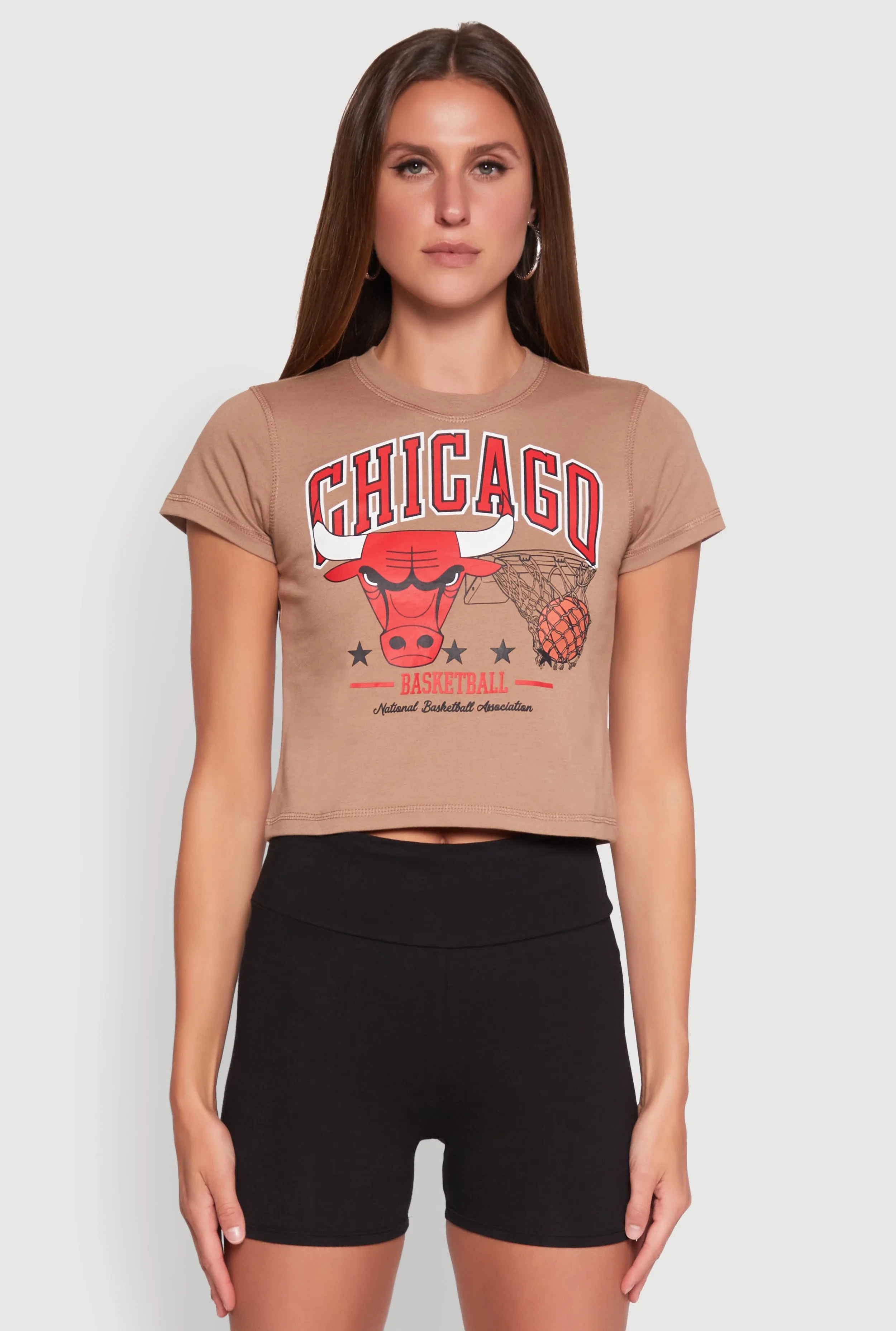 NBA Chicago Bulls Graphic Crop Top sold by Rainbow product image thumbnail 2