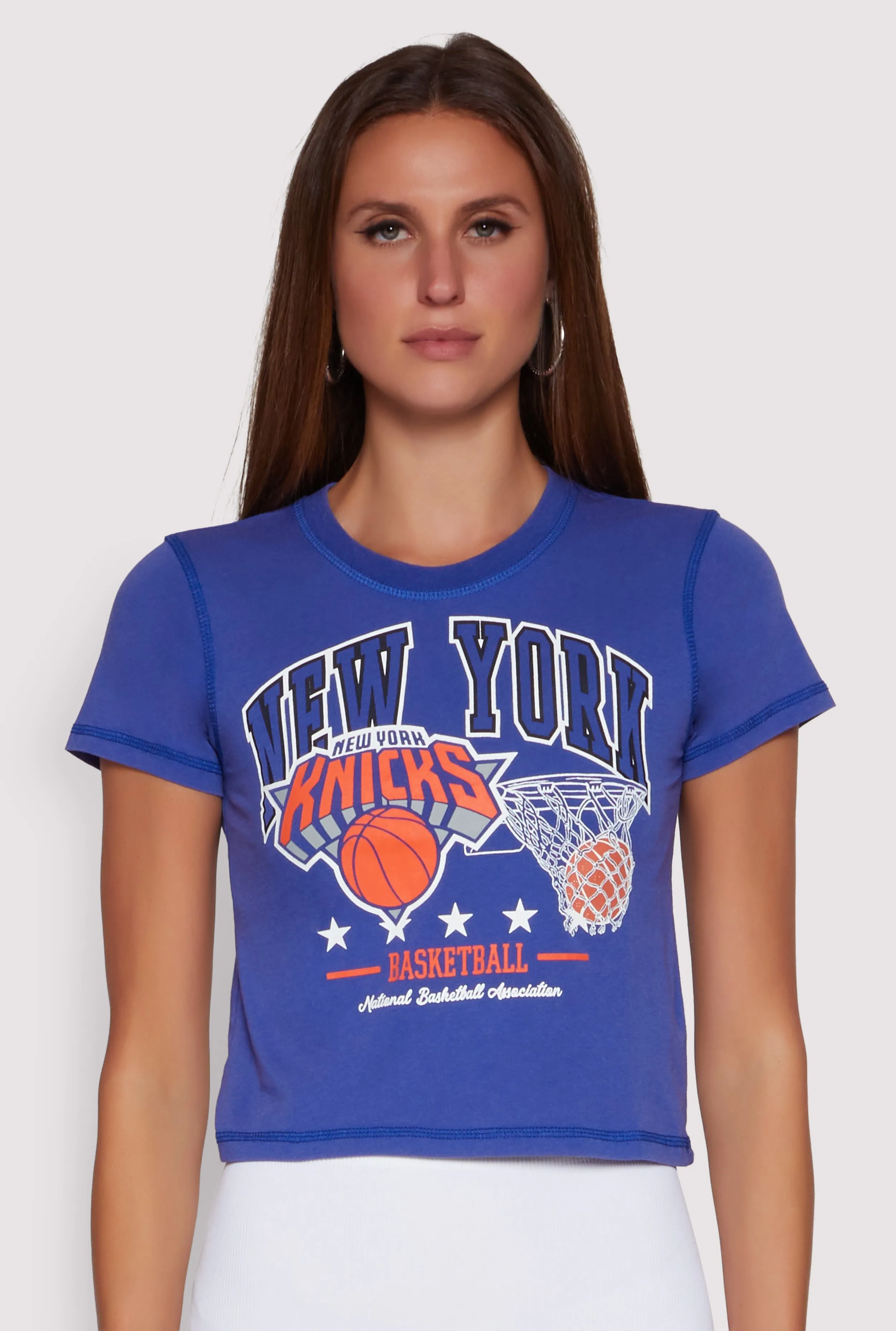 NBA New York Knicks Crop Top sold by Rainbow product image thumbnail 2
