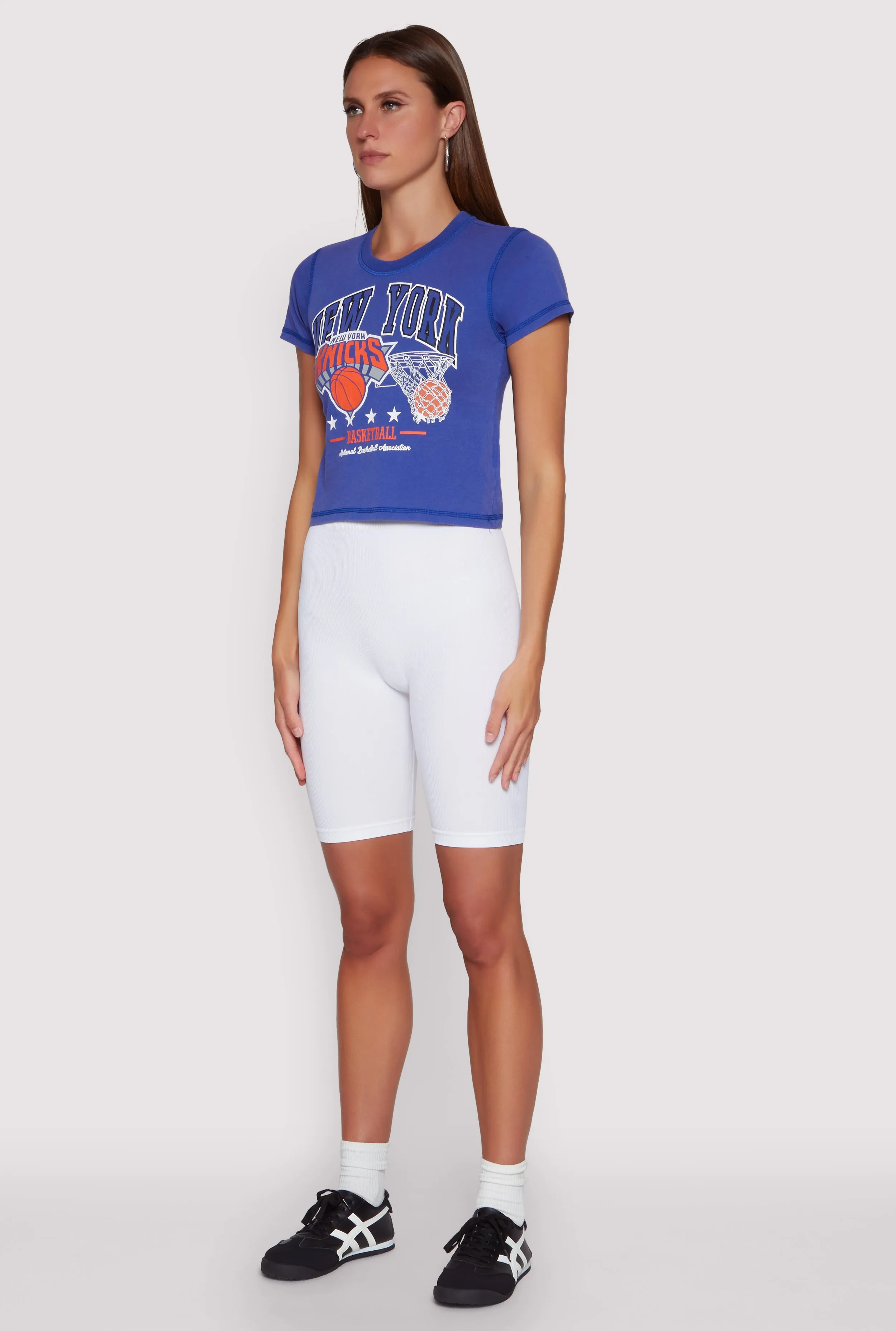 NBA New York Knicks Crop Top sold by Rainbow product image thumbnail 5