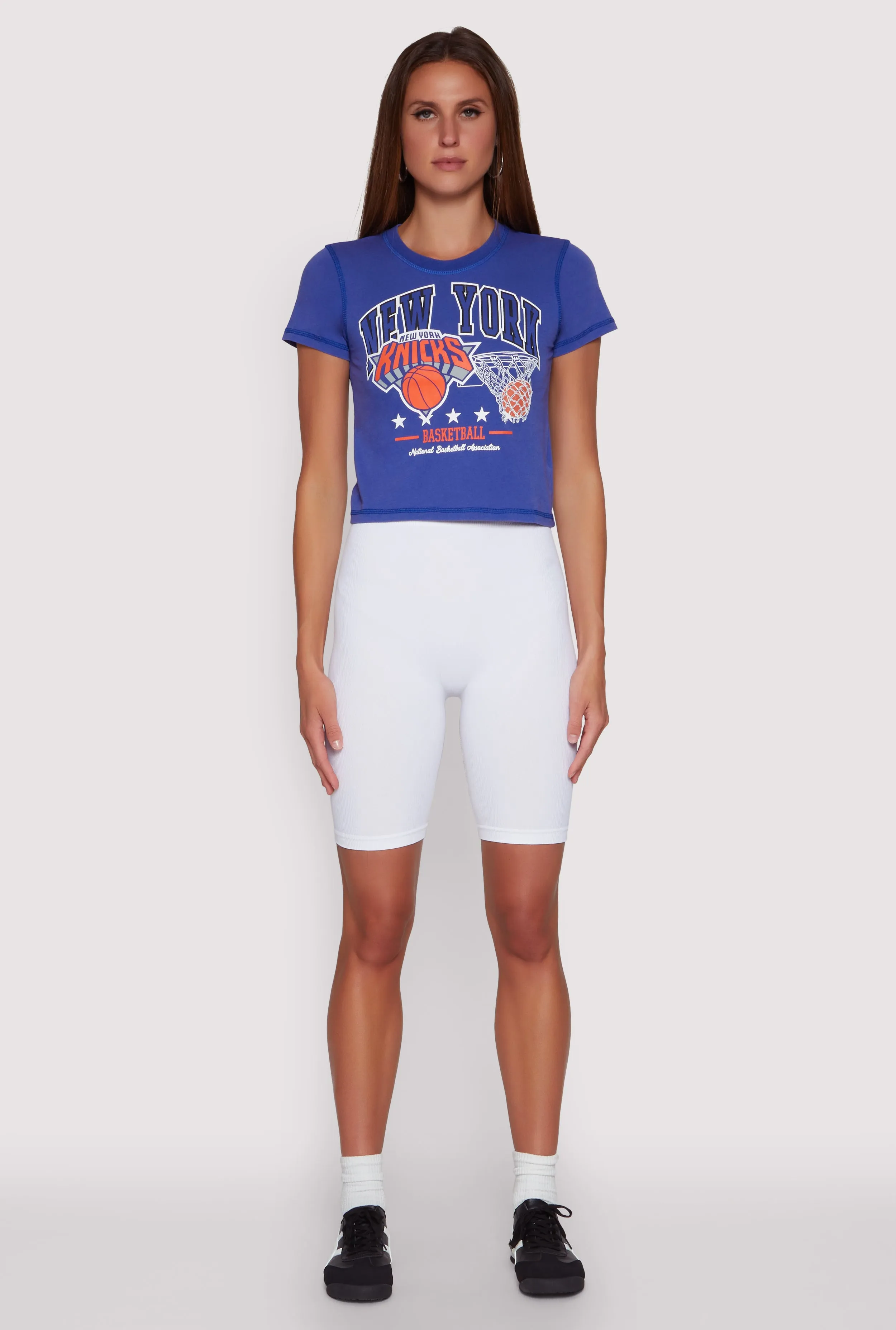 NBA New York Knicks Crop Top sold by Rainbow product image thumbnail 3