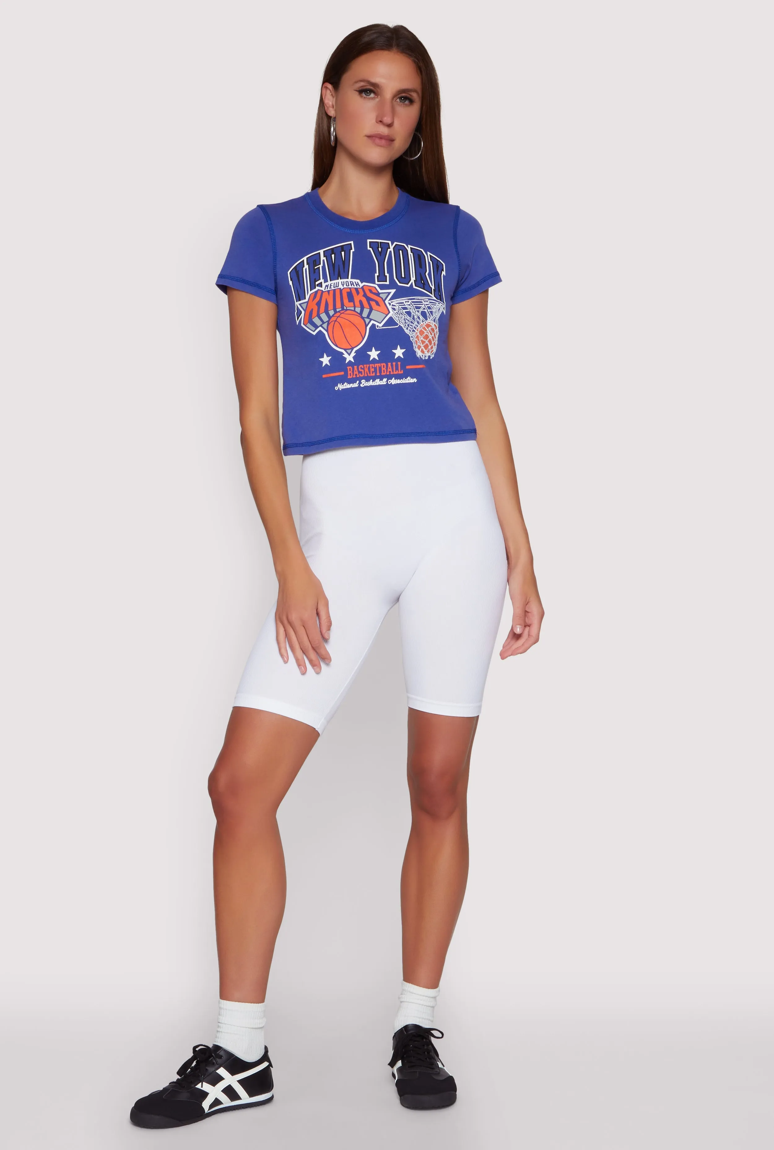 NBA New York Knicks Crop Top sold by Rainbow
