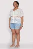 Plus Size Scalloped Crochet Top sold by Rainbow