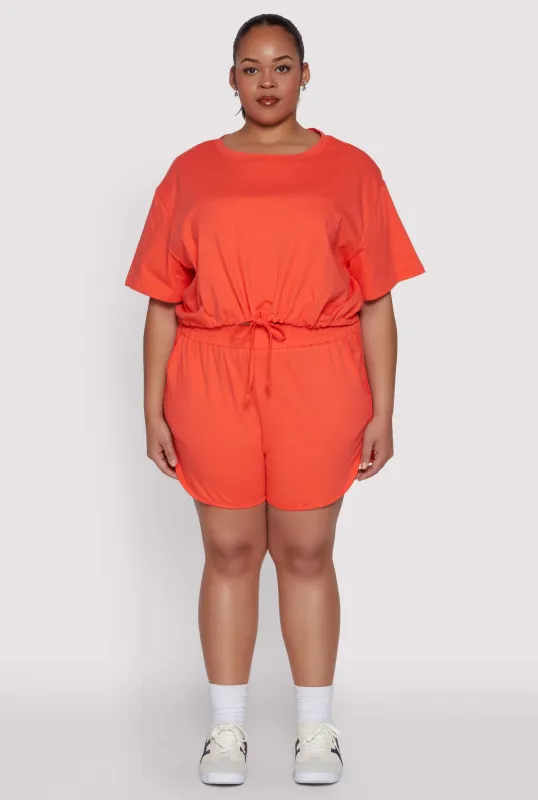 Plus Size Smocked Dolphin Shorts sold by Rainbow