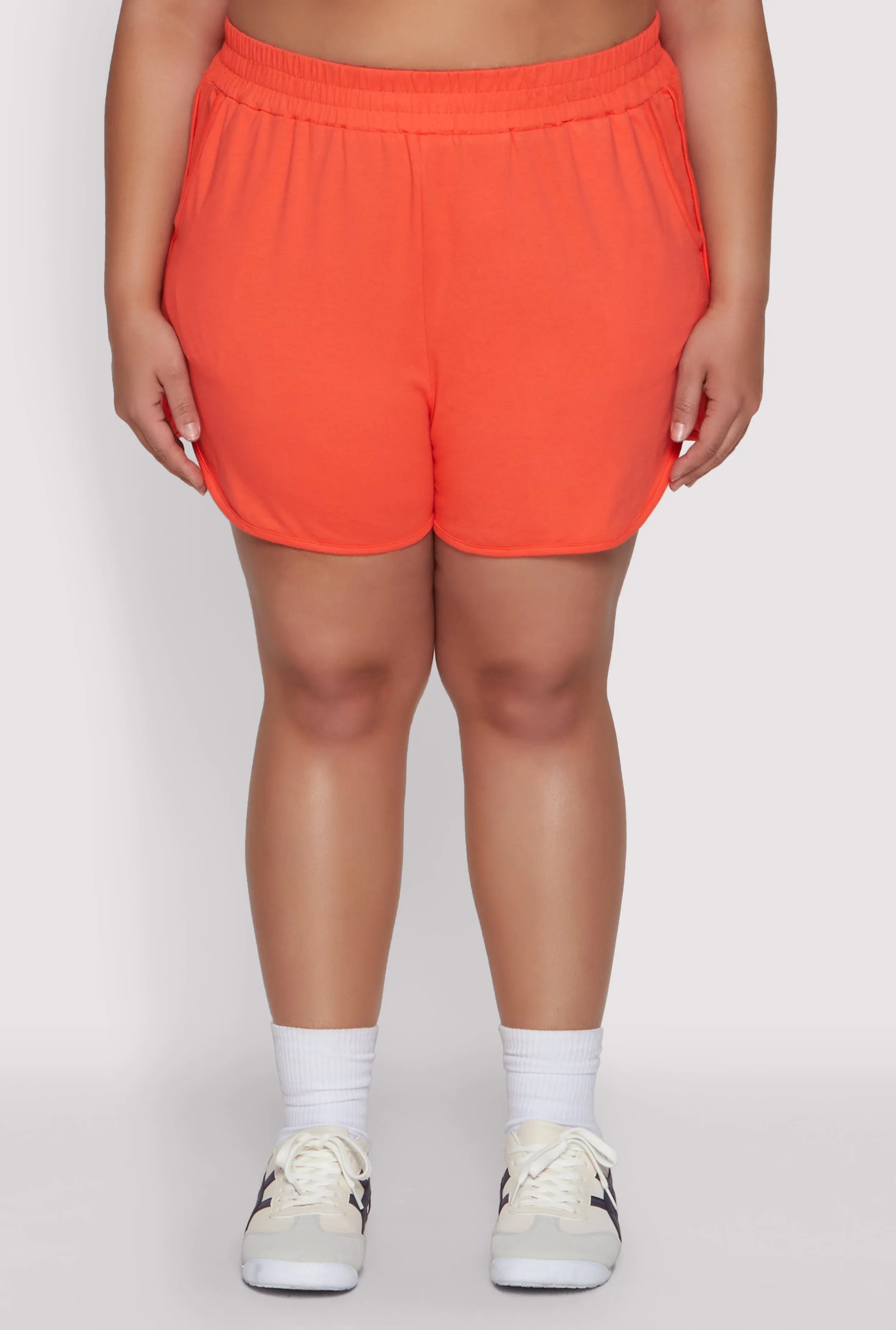 Plus Size Smocked Dolphin Shorts sold by Rainbow product image thumbnail 3