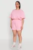 Plus Size Daisy Drawstring Hem Crop Top sold by Rainbow