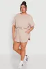 Plus Size Daisy Drawstring Hem Crop Top sold by Rainbow