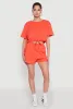 Daisy Short Sleeve Drawstring Hem Crop Top sold by Rainbow