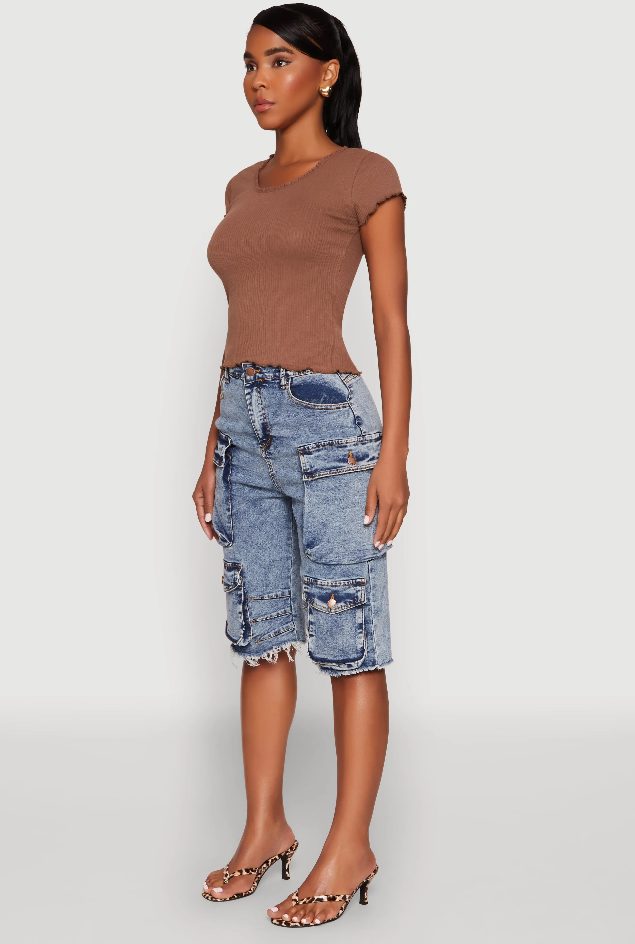 Lettuce Edge Trim Basic Tee sold by Rainbow product image thumbnail 5