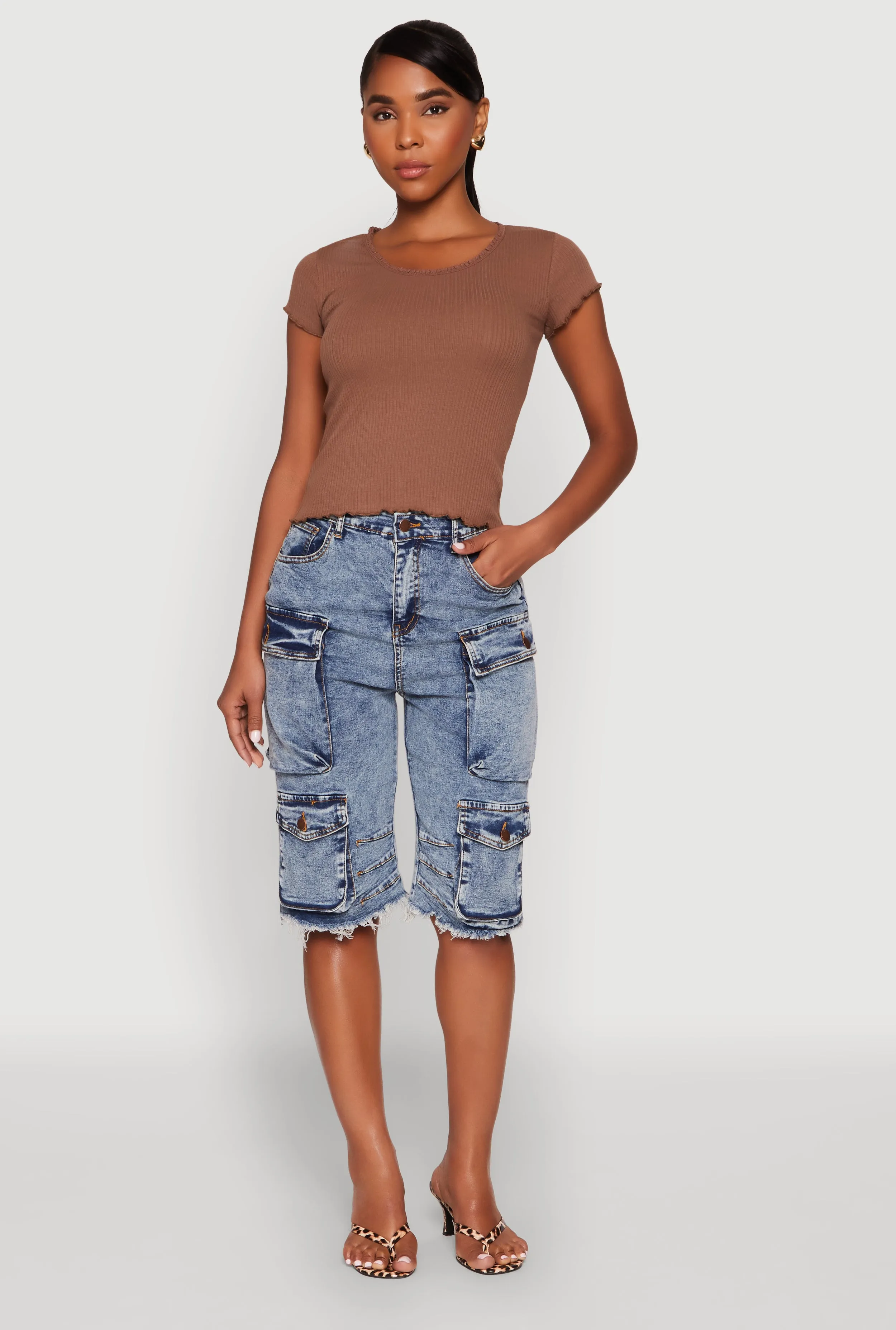 Lettuce Edge Trim Basic Tee sold by Rainbow product image thumbnail 3