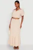 Airy High Waisted Tiered Skirt sold by Rainbow