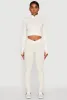 Seamless Mineral Wash Crop Track Jacket sold by Rainbow