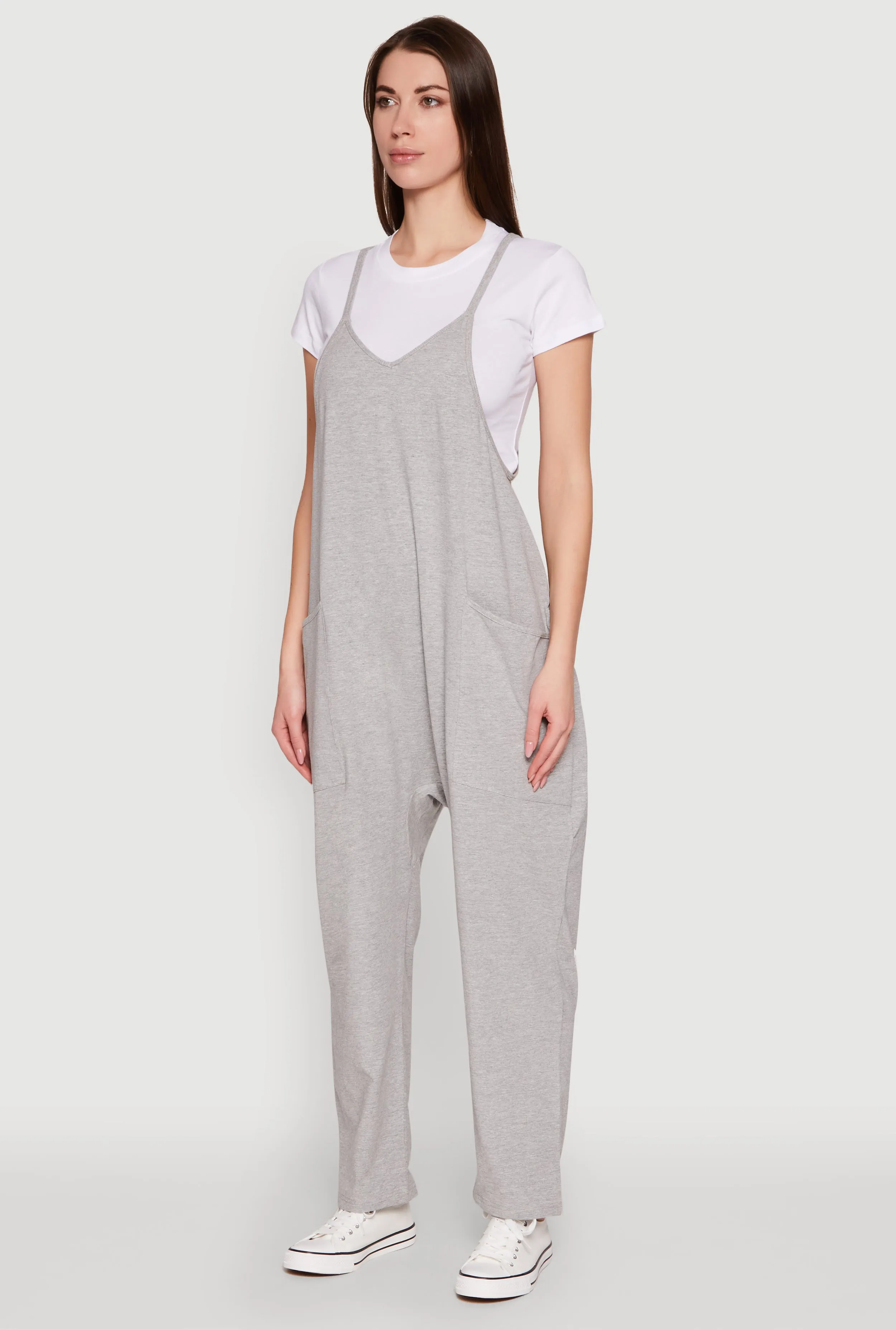 Cargo Pocket V Neck Jumpsuit sold by Rainbow product image thumbnail 3