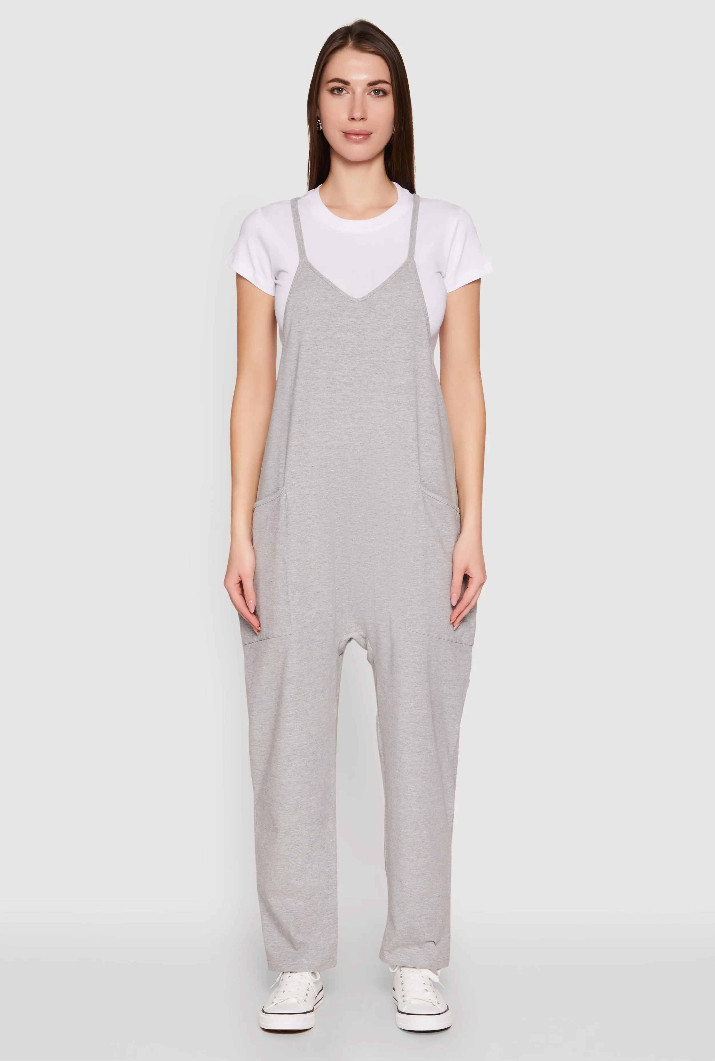 Cargo Pocket V Neck Jumpsuit sold by Rainbow product image thumbnail 2