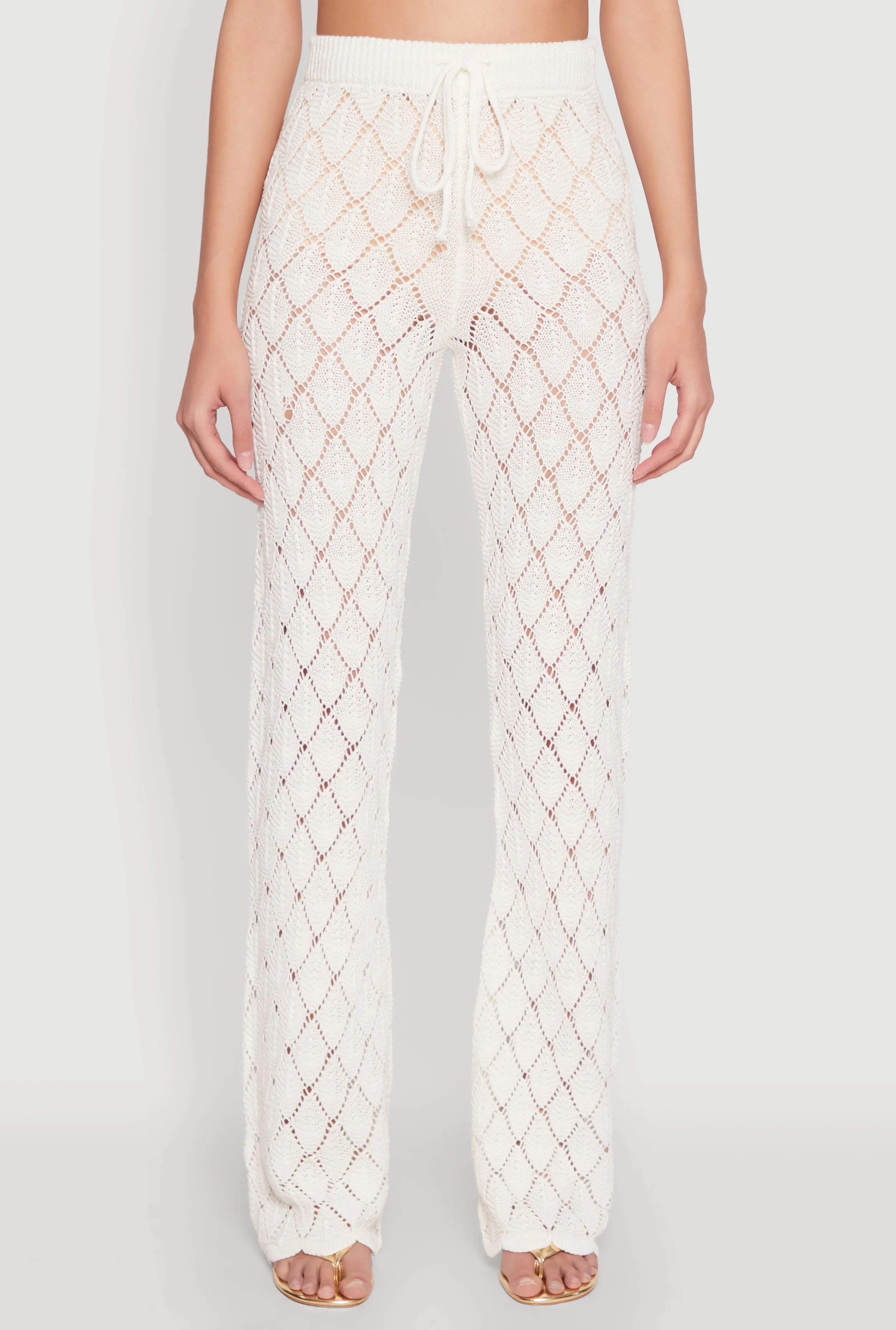 Crochet Diamond Knit Pants sold by Rainbow product image thumbnail 3