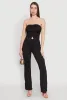 High Waisted Flared Rib Knit Pants sold by Rainbow