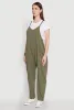 Cargo Pocket V Neck Jumpsuit sold by Rainbow