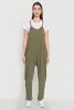 Cargo Pocket V Neck Jumpsuit sold by Rainbow
