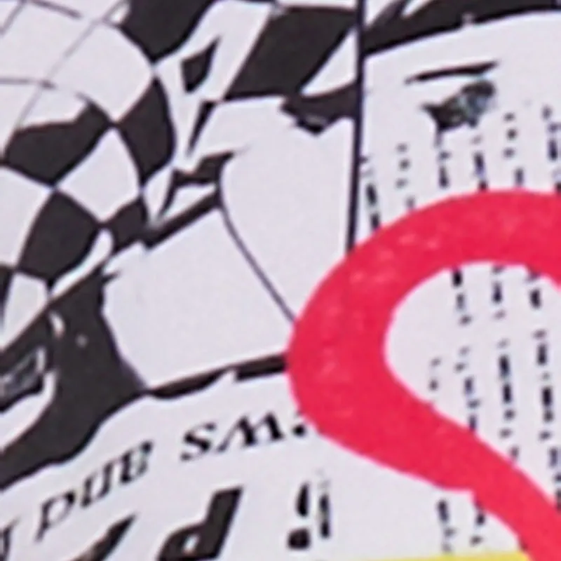 Plus Size Good Vibes Graphic Newspaper Print Tee sold by Rainbow product image thumbnail 4
