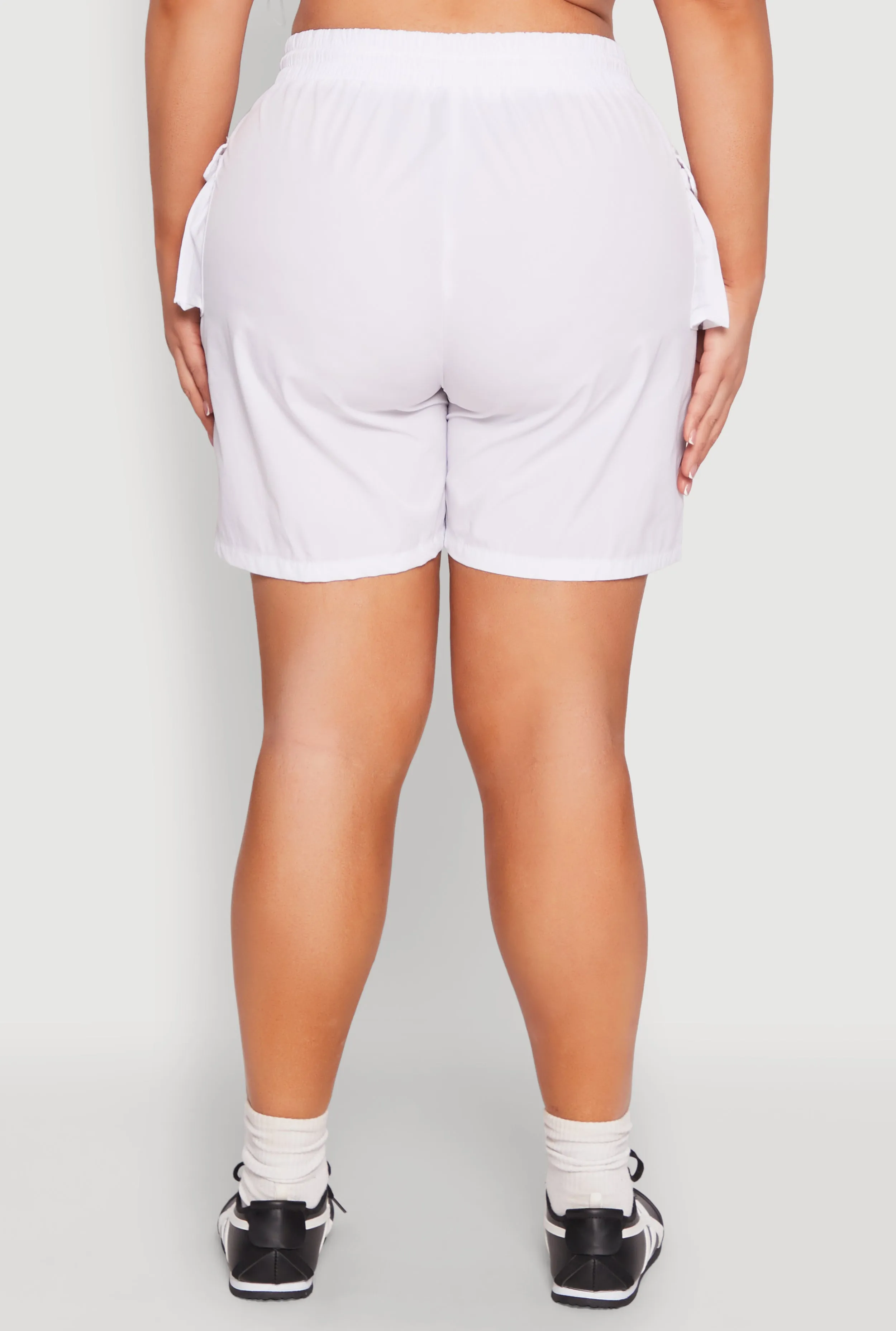 Plus Size Nylon Drawstring Cargo Shorts sold by Rainbow product image thumbnail 5