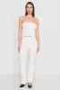 High Waisted Contrast Trim Pants sold by Rainbow