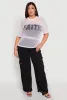 Plus Size Faith Fishnet Top sold by Rainbow